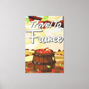 Toile Affiche Voyage en France