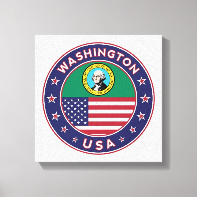 Toile Affiche Washington, États-Unis, Washington (Recto)