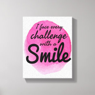 Toile affirmations d'amour-propre et d'acceptation de so