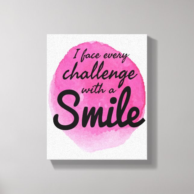 Toile affirmations d'amour-propre et d'acceptation de so (Recto)
