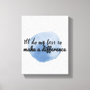 Toile affirmations motivationnelles pour auto-appréciati
