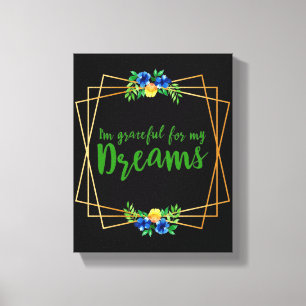 Toile affirmations motivationnelles pour la vie et l'amo