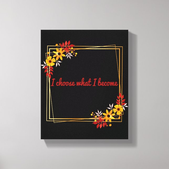 Toile affirmations positives pour la motivation (Recto)