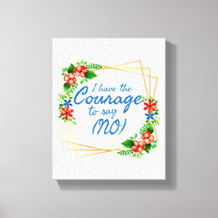 Toile affirmations positives pour l'anxiété et l'amour d