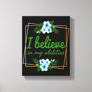 Toile affirmations positives pour les travailleurs du se