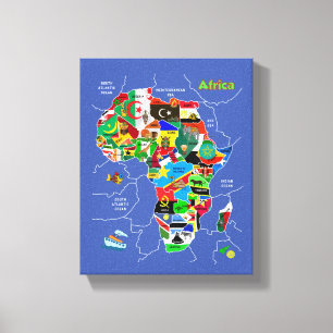 Toile Africa map