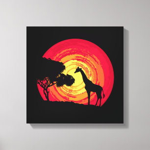 Toile African sunset