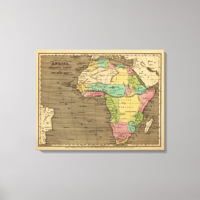 Toile Afrique, Atlantique (Recto)
