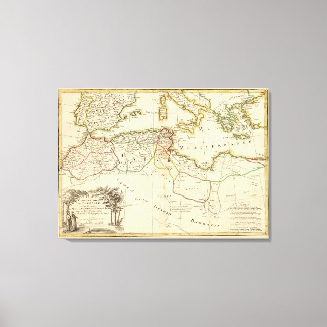 Toile Afrique du Nord (Recto)