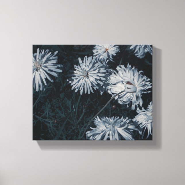 Toile Afrique du Sud Fleurs vert pâle et blanc (Recto)