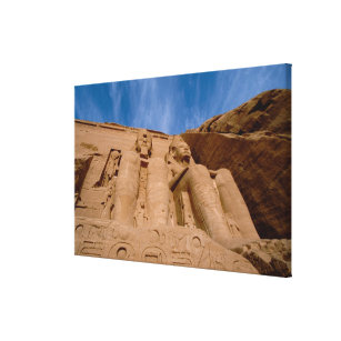 Toile Afrique, Égypte, Abou Simbel, Ramses II et