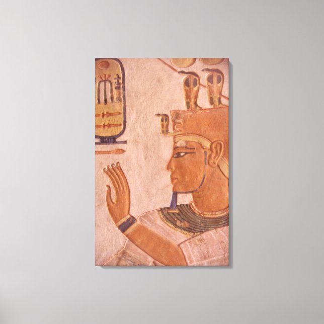 Toile Afrique, Égypte, Vallée des Rois. Mur de la tombe (Recto)