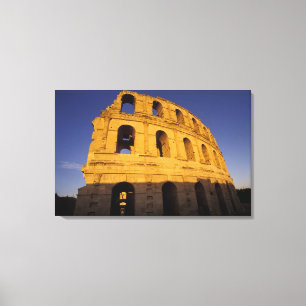 Toile Afrique, Tunisie, El Jem. Ruines d'un 3