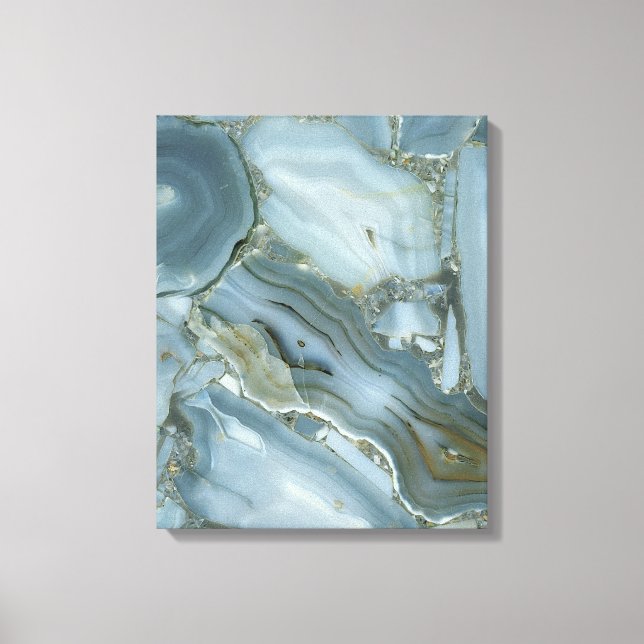 Toile Agate bleue (Recto)
