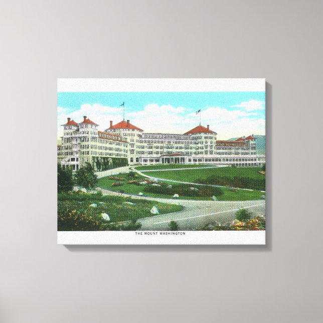 Toile Agrandissement Vue extérieure de l'hôtel Mt. Washi (Recto)