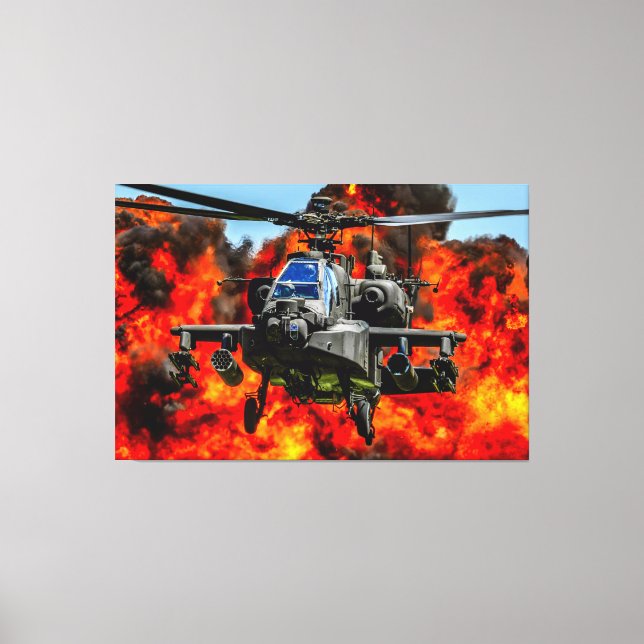 Toile AH-64E APACHE GUARDIAN 40x60 (Recto)