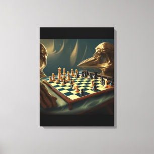 Toile AI Art Chess Playing Self 2023