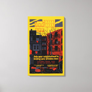 Toile Aidez votre quartier