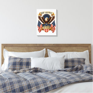Toile Aigle du 250e anniversaire de l'Amérique