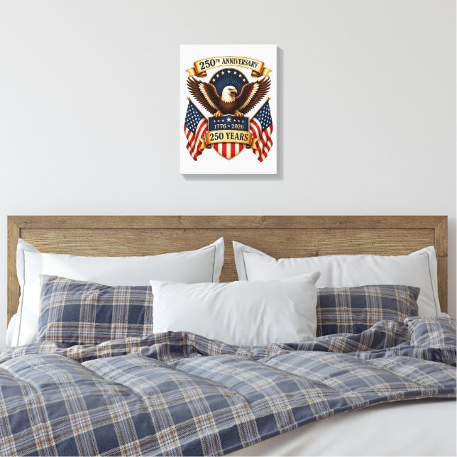 Toile Aigle du 250e anniversaire de l'Amérique (Insitu(Chambre))