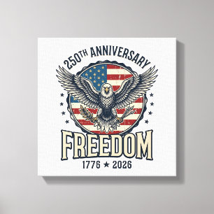 Toile Aile de la liberté du 250e anniversaire Patriotiqu