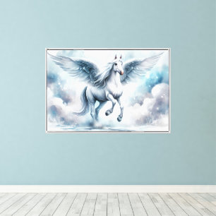 Toile Ailes de Pégase blanc Douce Scène de rêve de ciel