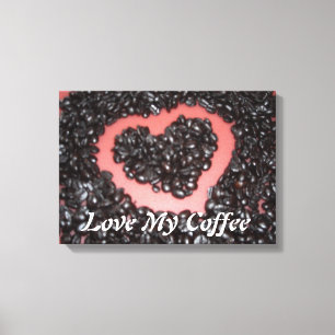 Toile Aimez Mon Café