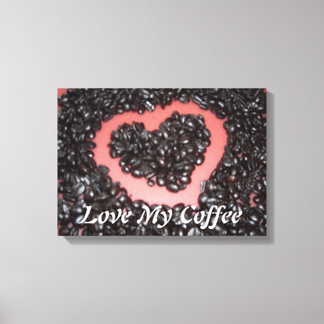 Toile Aimez Mon Café (Recto)
