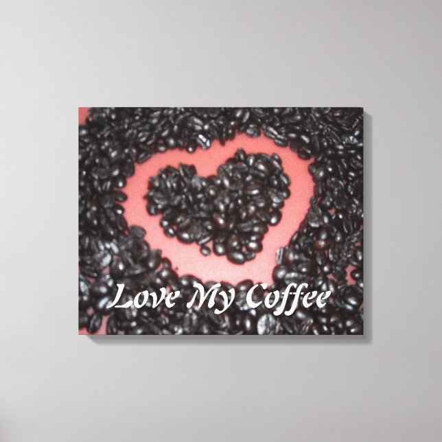 Toile Aimez Mon Café (Recto)
