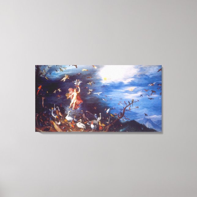 Toile Air, par Jan Brueghel l'Ancien (Recto)