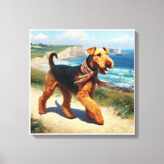 Toile airedale terrier (Recto)