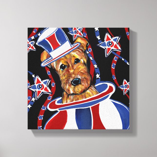 TOILE AIREDALE TERRIER (Recto)