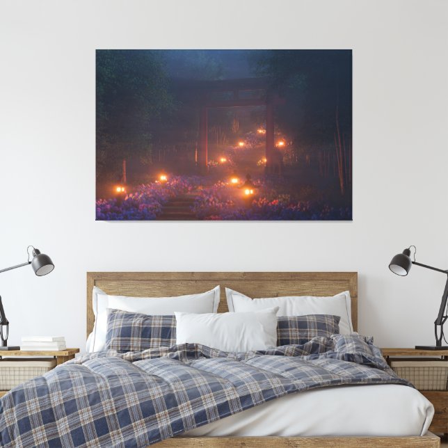 Toile Ajisai no Kaidan (Nuit) (Insitu(Chambre))