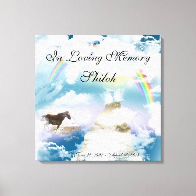 Toile Ajouter votre animal de compagnie photo Pet perte  (Recto)