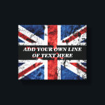 Toile Ajouter votre texte sur le drapeau anglais Jeu d'o<br><div class="desc">Ajouter votre texte sur le drapeau anglais</div>