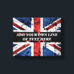 Toile Ajouter votre texte sur le drapeau anglais Jeu d'o<br><div class="desc">Ajouter votre texte sur le drapeau anglais</div>