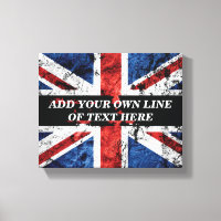 Ajouter votre texte sur le drapeau anglais Jeu d'o