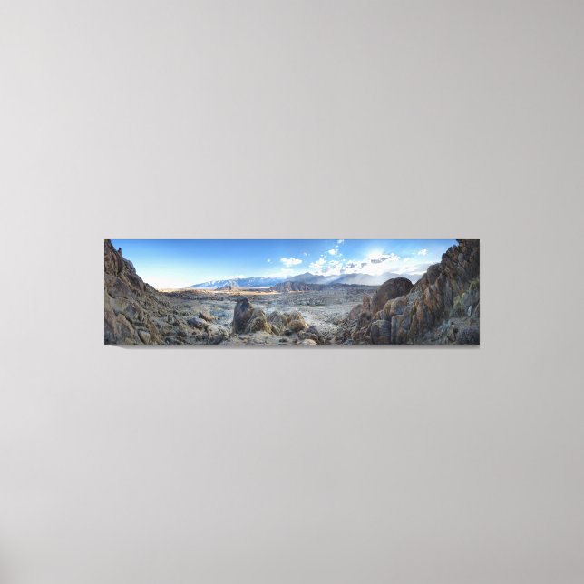 Toile Alabama Hills Panorama - Owens Valley - Sierra (Recto)