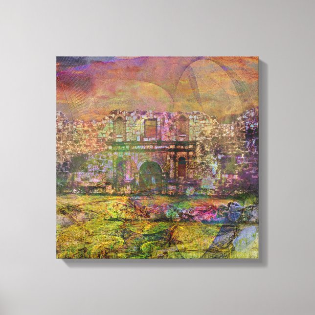 Toile Alamo - Après La Chute - Art Carré Canvas (Recto)