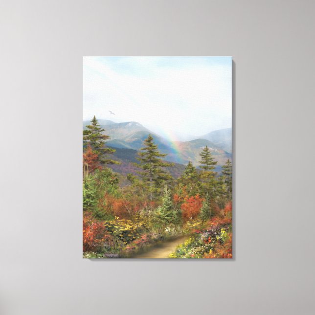 Toile Alan Giana "Misty Mountains" Imprimer (Recto)