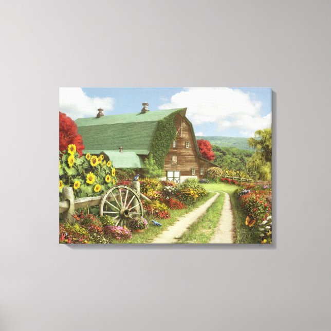 Toile Alan Giana "Silence of the Valley" Imprimer (Recto)