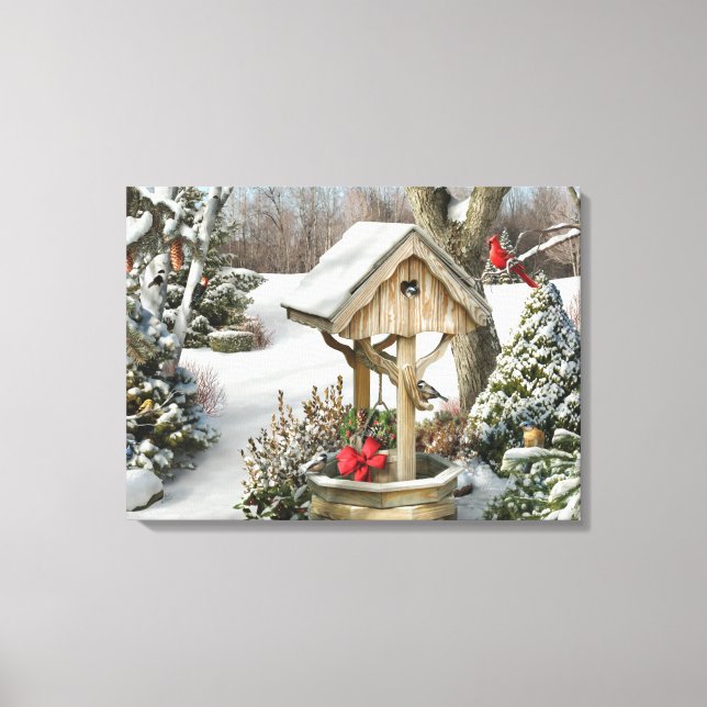 Toile Alan Giana "Souhaits d'hiver" Imprimer (Recto)