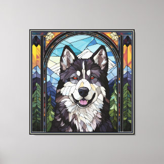 Toile Alaskan Malamute Canvas Art