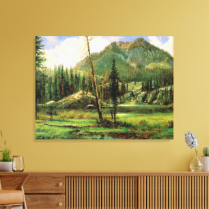 Toile Albert Bierstadt - Montagnes de Sierra Nevada,
