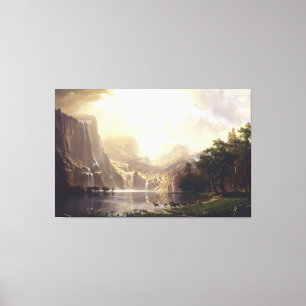 Toile Albert Bierstadt - Parmi le calif de la Sierra Nev