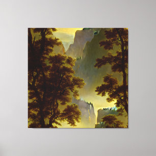 Toile Albert Bierstadt - Vue sur la vallée de Yosemite