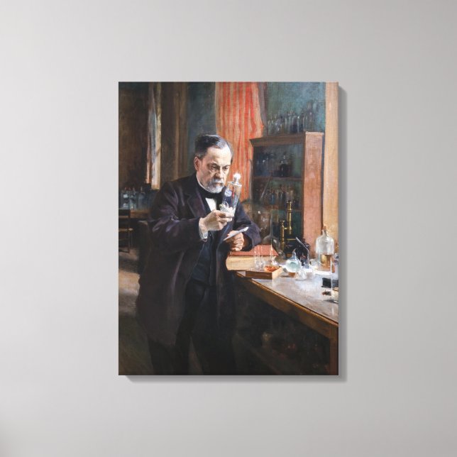 Toile Albert Edelfelt - Portrait de Louis Pasteur (Recto)