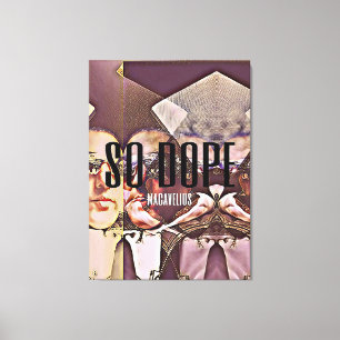 Toile album exclusif "SO DOPE" de macavelius couverture 