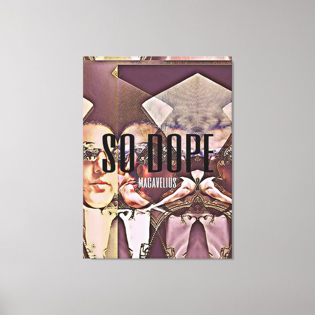 Toile album exclusif "SO DOPE" de macavelius couverture  (Recto)