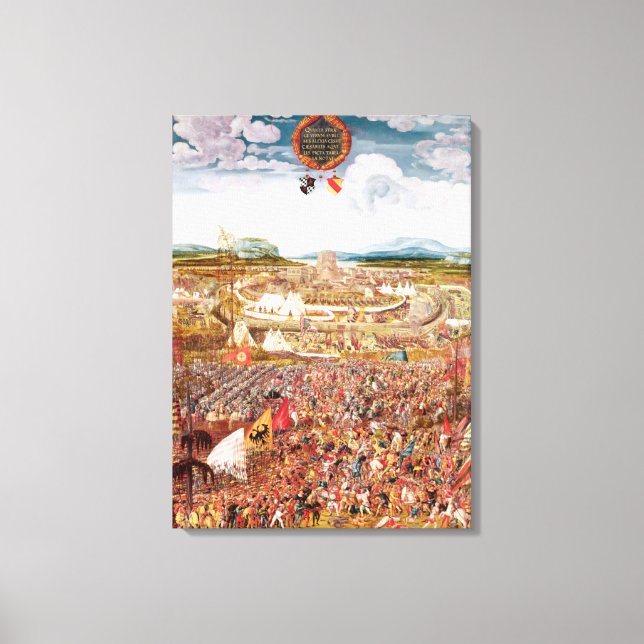 Toile Alesia assiégée par Julius César (Recto)